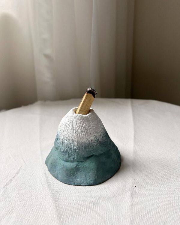大山聖木座 手作,水泥,聖木,薰香,靈性,療癒,冥想