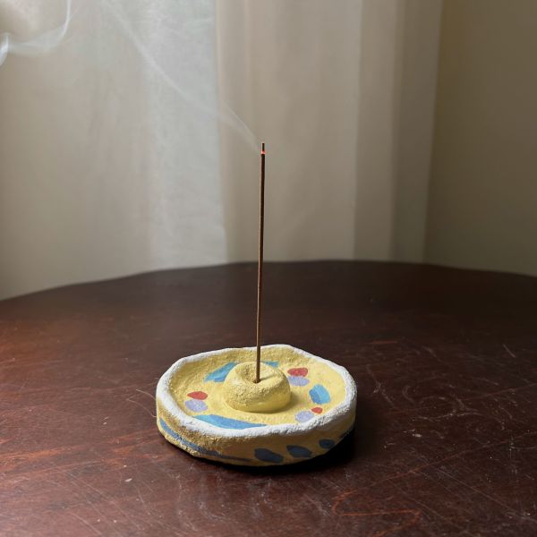 水泥手捏線香座 手作,水泥,線香,線香座,薰香,療癒,冥想