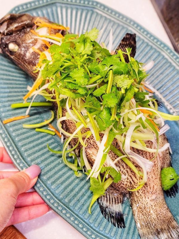 龍虎石斑 600g 以上   (去鱗去腮去肚)   贈川燒豆瓣醬 *1包 