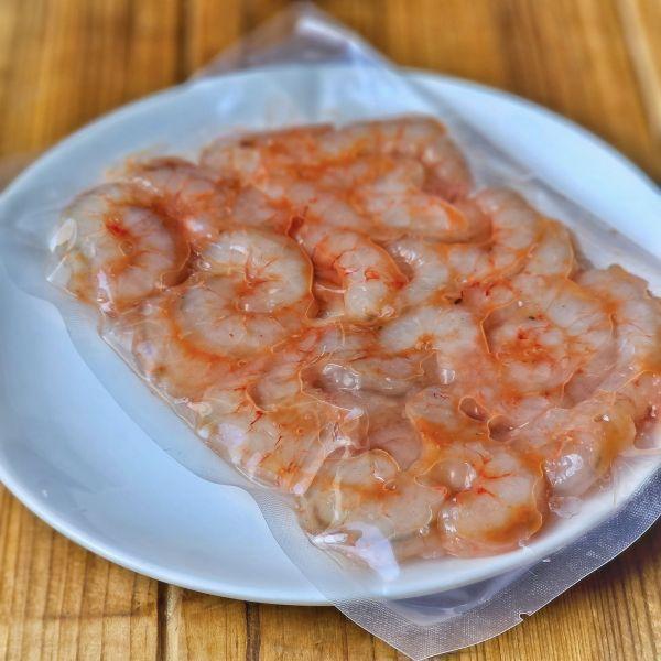野生甜蝦(蝦仁)    每包200公克+-10% 約30隻 