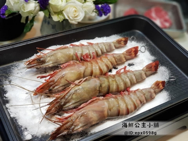 (免運)巨無霸手臂野生海草蝦    *2盒/組  每盒淨重500g ±10%  3-4/隻 