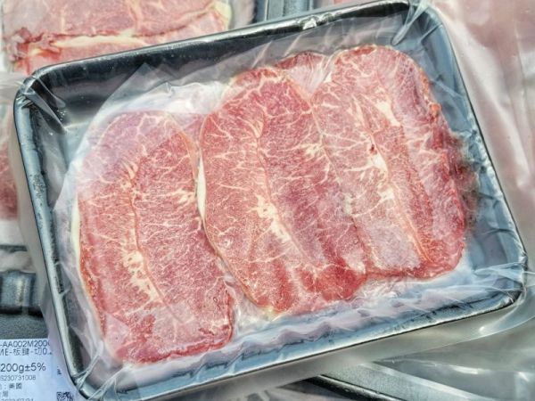 美國杉河農場自然牛 Prime板腱火鍋片   200g 