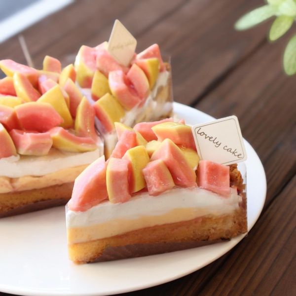 紅心芭樂生乳塔 / 切片 