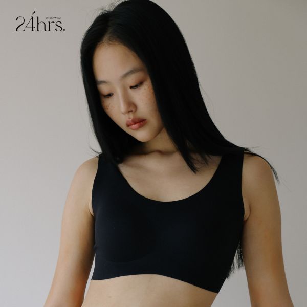 【24HRS】親膚無痕 內衣 經典款 細肩|寬肩 (黑/白/藍/膚)30件優惠組 