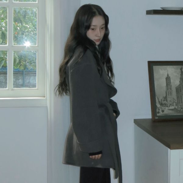【自訂款】美的不知天為何物100%羊毛手工輕暖大衣 