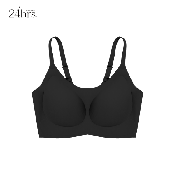【24HRS】親膚無痕 內衣 經典款 細肩|寬肩 (黑/白/藍/膚) 
