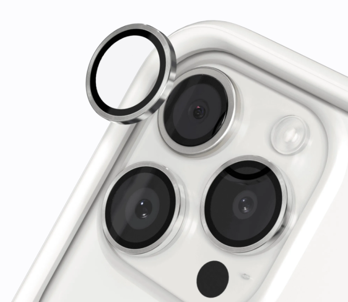 【RHINOSHIELD 犀牛盾】iPhone 15/1617 Pro/Pro Max鏡頭保護貼-黑/銀/金/鈦 