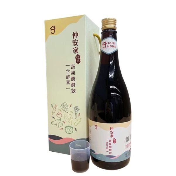 仲安家 植萃蔬果 醱酵液720ml (1瓶/盒)   買一送一 !! 
