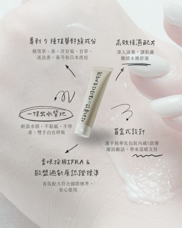植萃舒緩護手精華乳35ml 護手霜,香氛,精油,保濕,舒緩,保濕護理