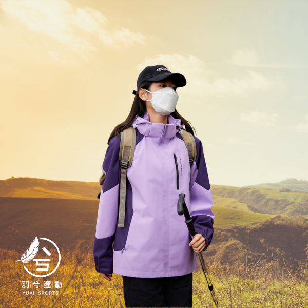 戶外輕量透氣機能防風輕鋒衣-男女同款 