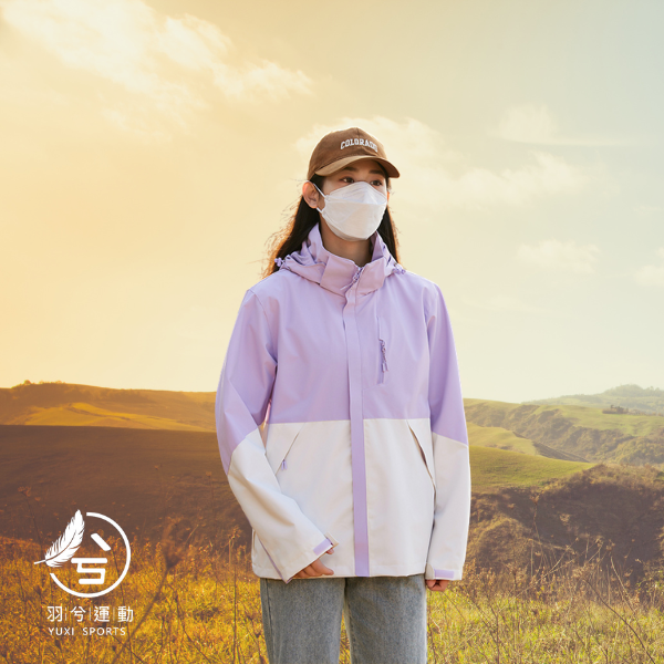 戶外科技防風防水機能輕鋒衣-女款 