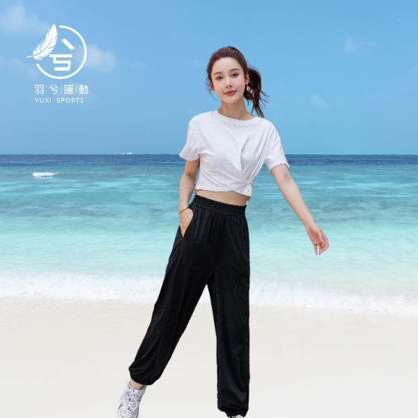 輕盈自由防曬束腳褲 