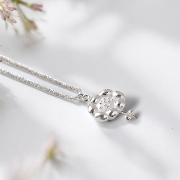 雲朵花花項鍊 夢想、浪漫、雲朵、925純銀、手工飾品、客製化生日禮物、女生、飾品、項鍊