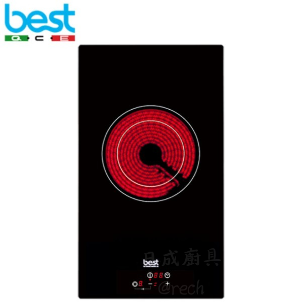 義大利-best-E2826-嵌入式單口電陶爐-雙圈加熱微晶爐實品圖