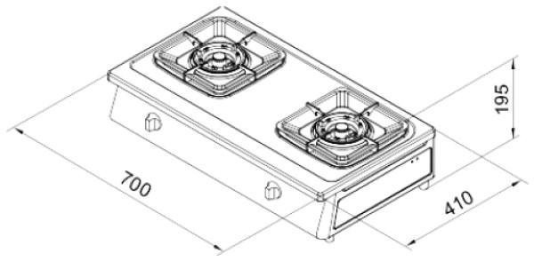 【日成】莊頭北.一級聚熱焰.安全台爐 TG-6005 