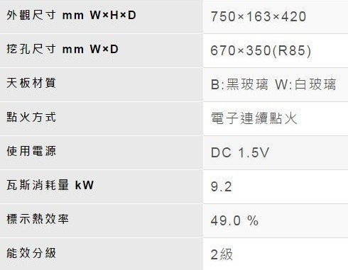 【日成】林內牌二口檯面爐 黑玻璃面板 防漏爐頭  RB-202GH(B) 