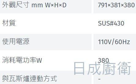 【日成】林內牌 雙導流板排油煙機 RH-8320 