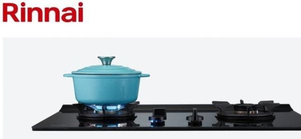 【日成】林內牌檯面爐 彩焱 RB-L2620G(B) 玻璃雙口爐 