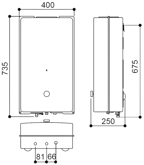 【日成】林內屋外一般型10L熱水器(RU-A1023RFN) 