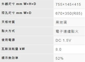 RB-N212G瓦斯爐-林內-顯示火力旋鈕-內焰-黑玻璃-檯面式-檯面爐-日本專利-不鏽鋼雙層湯盤-規格