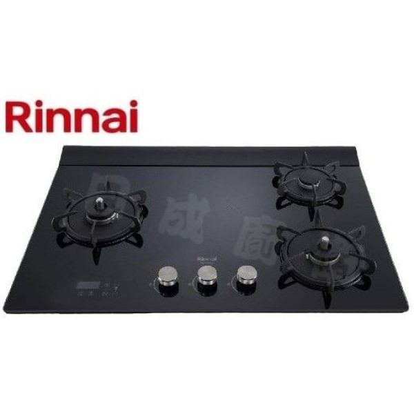 【日成】林內牌檯面三口爐.緻溫 RB-A3760G 定時定溫 