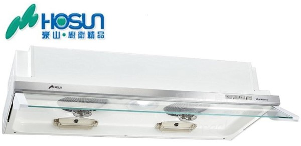 豪山牌 80cm 隱藏式抽油煙機 VEA-8031PH 產品外觀與電熱除油功能展示