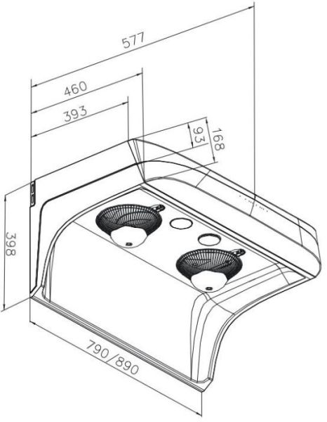 【日成】櫻花牌90cm渦輪變頻.雙效除油.流線型除油煙機 (DR-3882BSXL) 