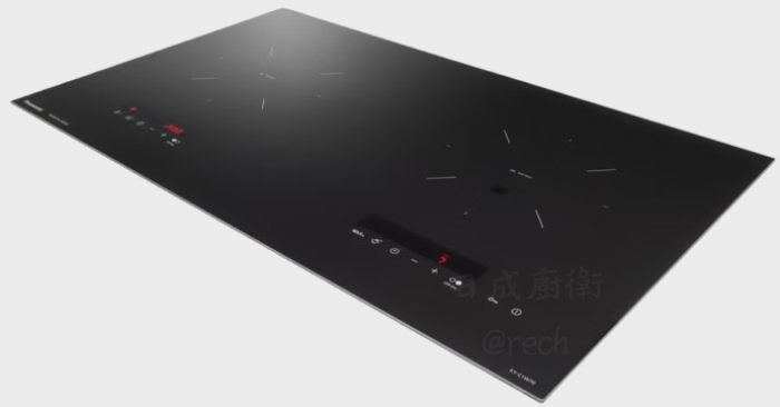KY-C1W70的IH爐-國際-panasonic-感應爐-黑色-LED顯示螢幕-多重安全裝置-3200W大火力-斜外觀