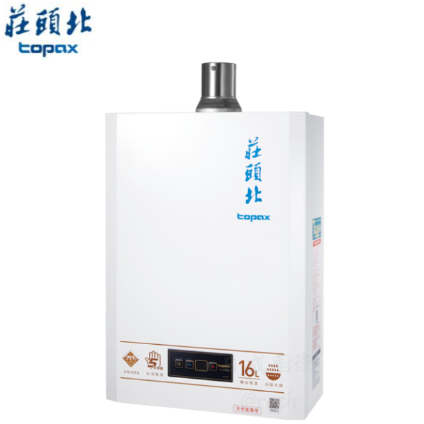 TH-9168CFE熱水器-莊頭北-16L-數位恆溫-超磁盾過濾技術-分段火排-強排-零件五年保固-桃園熱水器