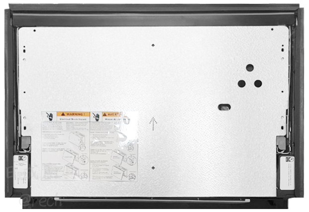Fisher Paykel DD60SHI9 內部機體結構與安裝背板，單層洗碗機技術規格展示。