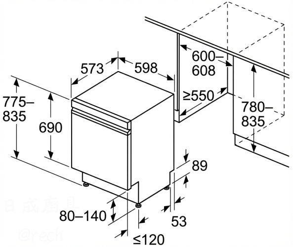 【日成】BOSCH下嵌式洗碗機220V-15人份 SJU4EKW00W 洗烘合一 附白玻門 桃園廚具,日成,日成廚具,日成廚衛生活館,廚具行,BOSCH,洗碗機,下嵌式,美型玻璃,廚具
