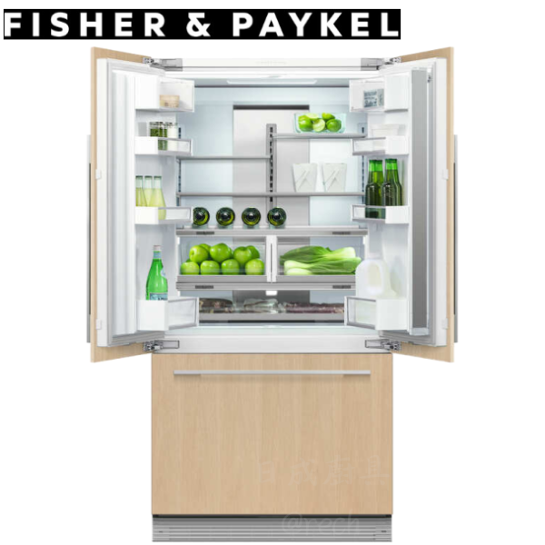 【日成】Fisher&Paykel菲雪品克 RS36A72J1 全嵌入法式冰箱 桃園廚具,日成,日成廚具生活館,日成廚具,廚具店,菲雪品克,冰箱,智能變頻,甜甜價,優惠
