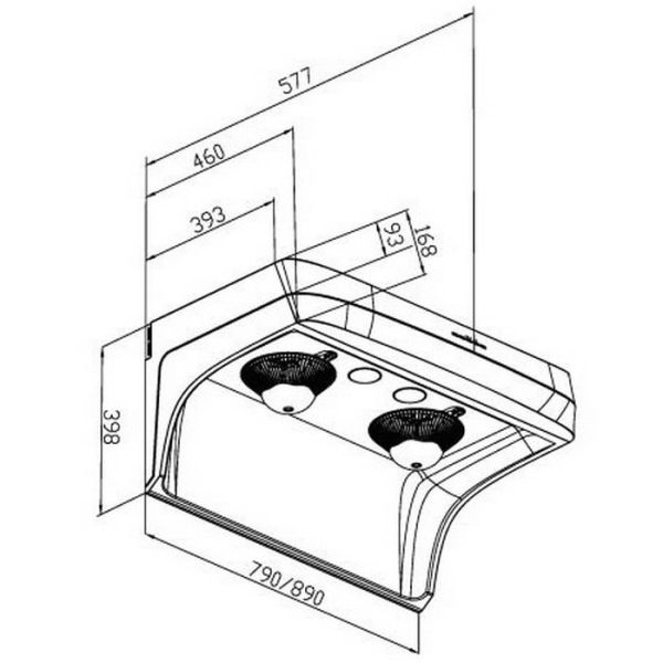 【日成】櫻花牌90cm.渦輪變頻.流線型.除油煙機 (DR-3880BSXL) 