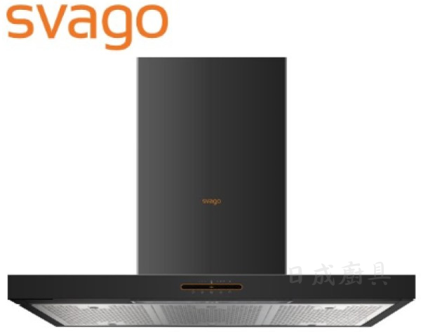 svago VDR7191XL 90公分倒T型壁掛式抽油煙機-經典黑形象圖