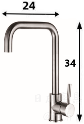 【日成】廚房 RECH-8102 檯面式水龍頭 不銹鋼材質 桃園廚具,日成,日成廚具生活館,廚具行,日成廚具,廚具,檯面式,水龍頭,不銹鋼,廚房龍頭