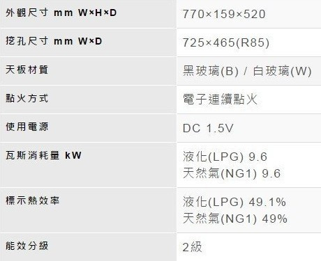 【日成】林內牌 RB-302GH 防漏爐頭.玻璃檯面式瓦斯爐 黑玻面板 