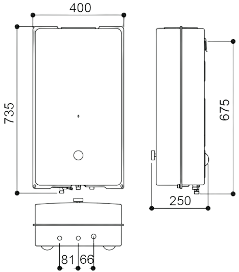 【日成】林內屋外一般型12L熱水器(RU-A1223RFN) 