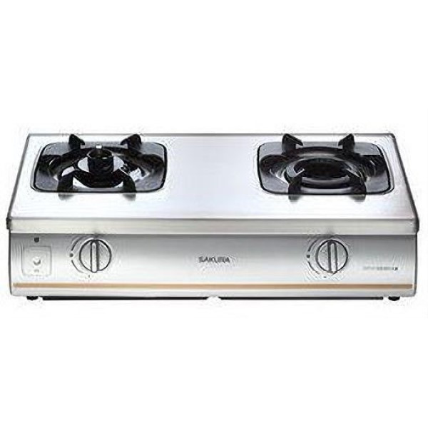 【日成】櫻花牌 防乾燒 雙口台爐 傳統式瓦斯爐 G5703S 