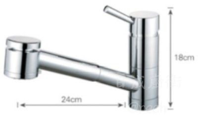 MR-9280水龍頭-廚房-立式-伸縮-兩段式切換噴頭-廚房龍頭-尺寸