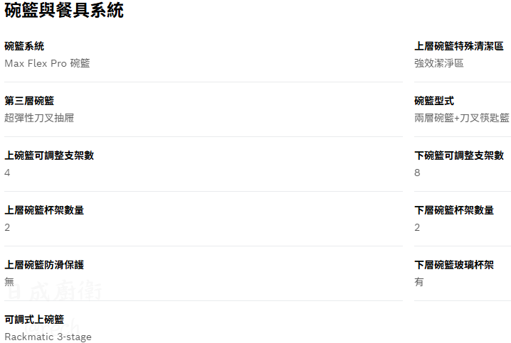 SMV8ZCX00X-洗碗機-BOSCH-全嵌式-110V-14人份-沸石烘乾-Auto全自動洗程-熱能交換裝置-碗籃與餐具系統