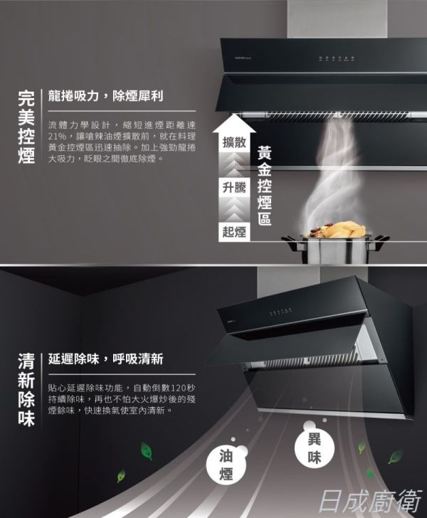 【日成】櫻花牌 近吸除油煙機 R7615 
