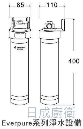 【日成】諾得淨水器 替換濾心 專利活性炭+除鉛 BW400 