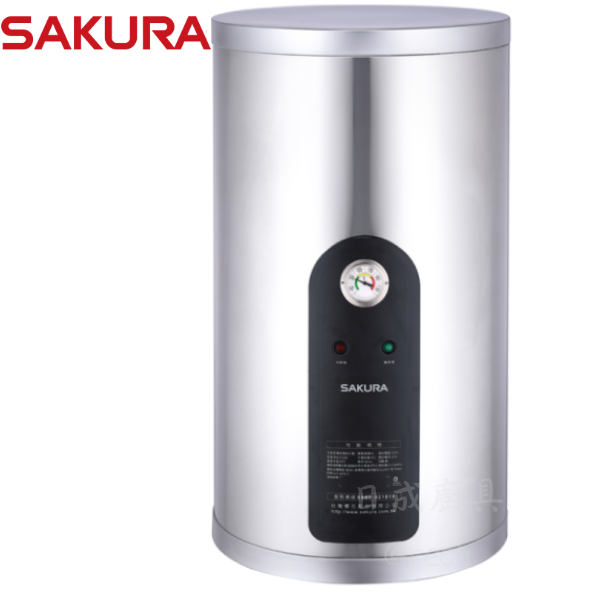 櫻花牌12加侖直掛式電熱水器EH-1251A6不鏽鋼速熱式儲備型