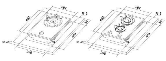 【日成】豪山.併爐系列.雙口直式玻璃檯面式瓦斯爐 SB-2020 桃園廚具,日成,日成廚衛,日成廚衛生活館,廚具行,日成廚具,併爐,瓦斯爐,甜甜價,優惠