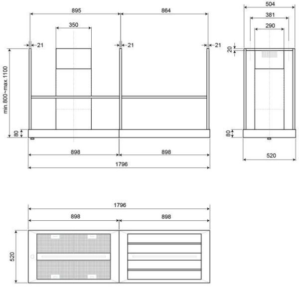 【日成】瑞士FRANKE中島式 FMY BK MATT F180 排煙機 桃園廚具,日成,日成廚具生活館,日成廚具,廚具店,瑞士,FRANKE,中島,甜甜價,優惠