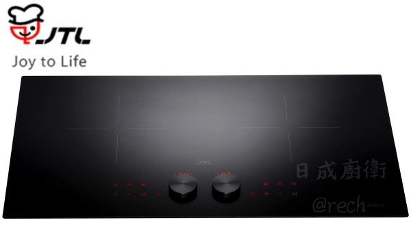 JT-IH221的IH爐-喜特麗-JTL-磁黑色-IH爐-保固三年-業界唯一旋鈕和觸控雙用火力控制面板-多段火力設計-過熱保護