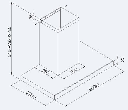 【日成】莊頭北90cm專利不銹鋼油網.倒T型排油煙機 TR-5898(90cm) 