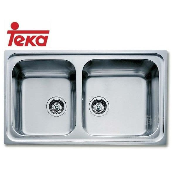 【日成】TEKA 不銹鋼雙槽(左大) CLASSIC 2B(L) 桃園,桃園廚具,日成,日成廚衛,日成廚衛生活館,廚具行,TEKA,水槽,甜甜價,優惠