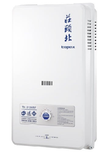 TH-3126RF-莊頭北-12L-屋外-無氧銅水箱-保固五年-能效二級-安全裝置