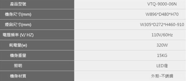 【日成】豪山歐化倒T型.90公分.除油煙機 (VTQ-9000-06N) 燈泡*1 桃園廚具,日成,日成廚衛,日成廚衛生活館,日成廚具,廚具行,倒T式,油煙機,優惠,享甜甜價